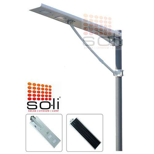 SOLi 40W Smart Güneş Panelli Sokak Cadde Lambası -SOLi 440S