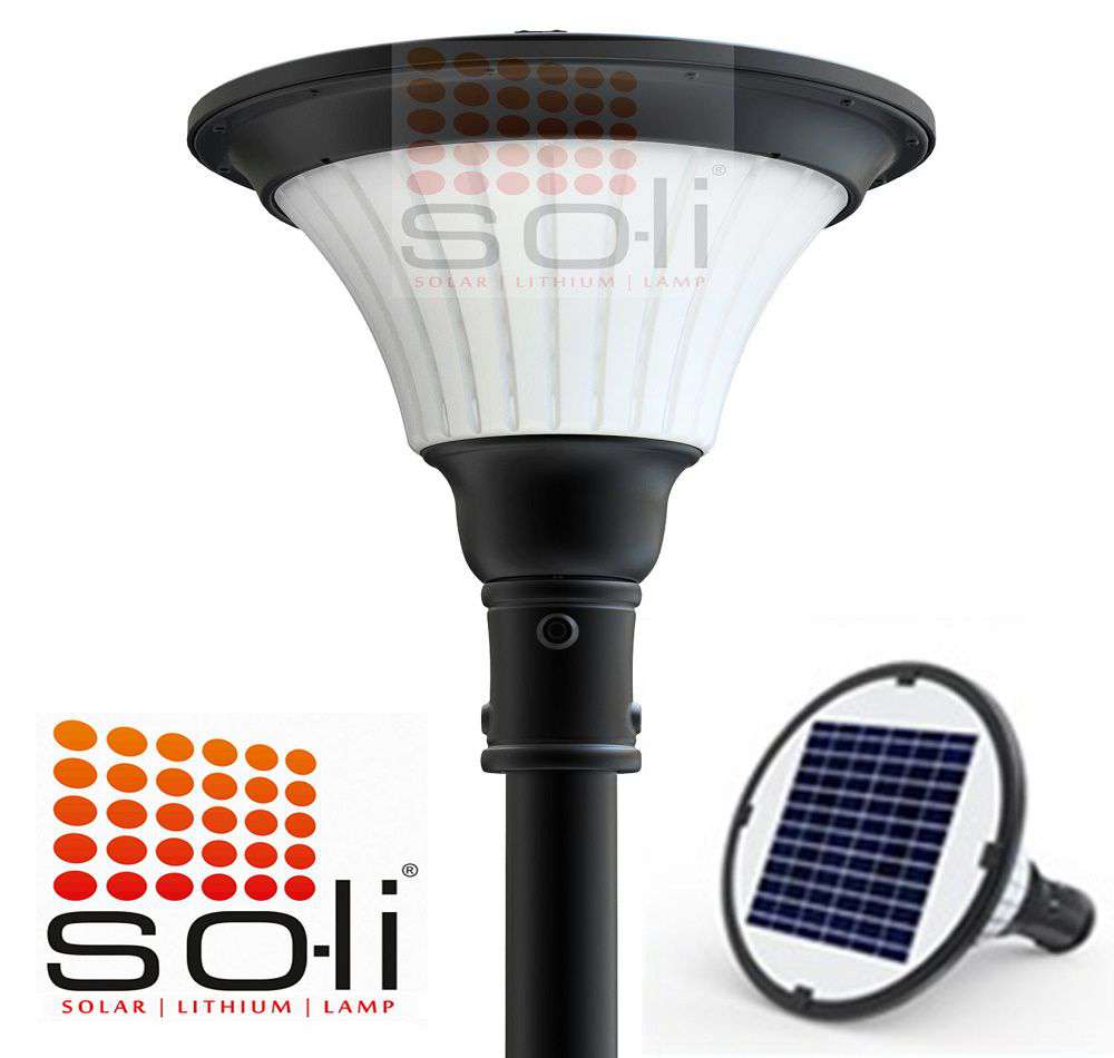 10W Solar Park Bahçe Plaza Lambası -SOLi-610R