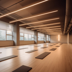 Yoga / Pilates / Zumba / Dans Salonu Aydınlatma